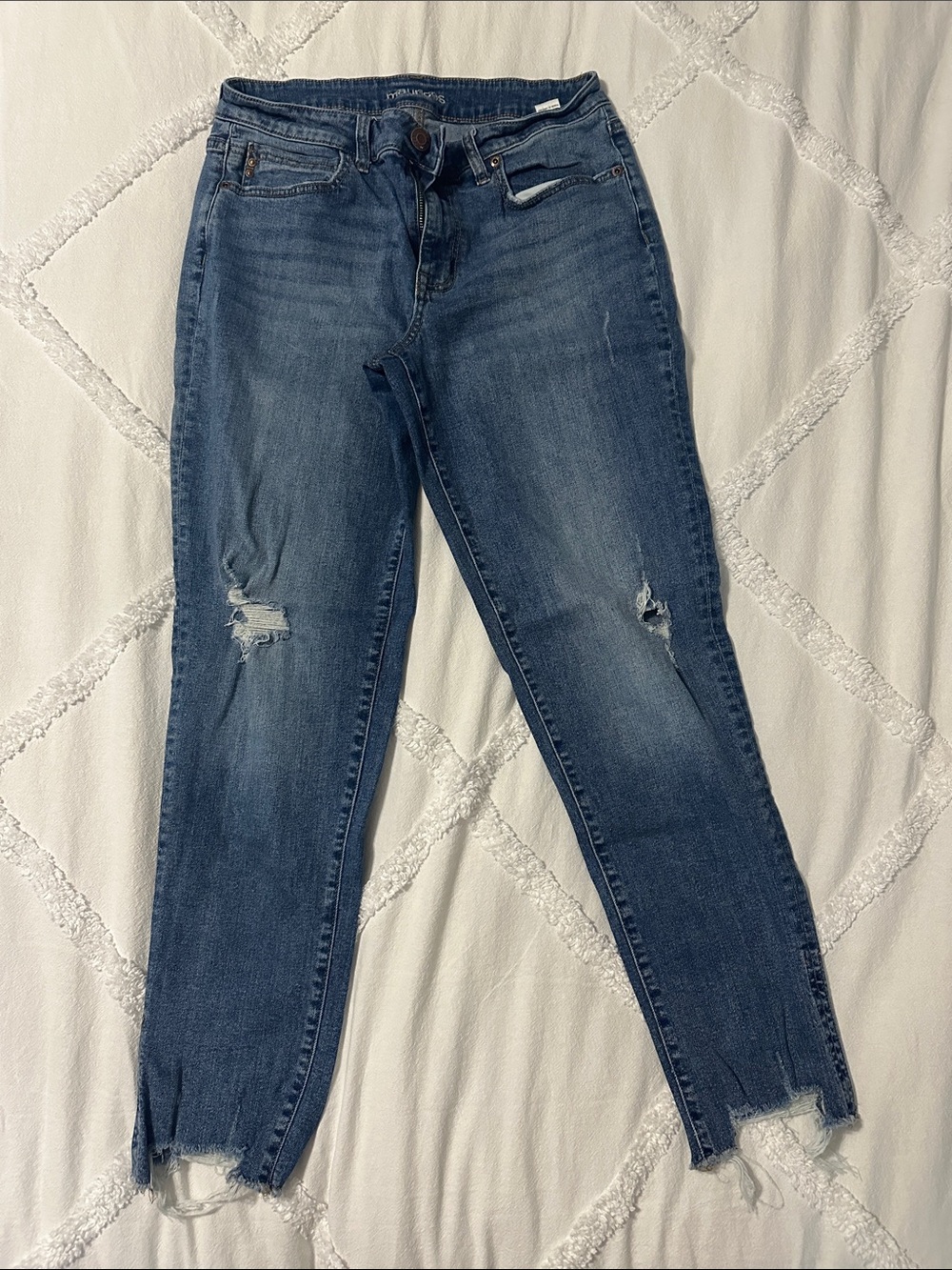 Maurice’s. Women’s Distressed High-Rise Blue Denim Jeans